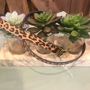 Michael Kors leopard s/m belt